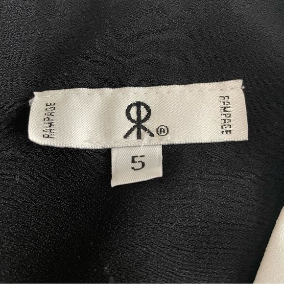 Vintage 80s-90s Rampage Retro Inspired Black & White Dress - Picture 5 of 8